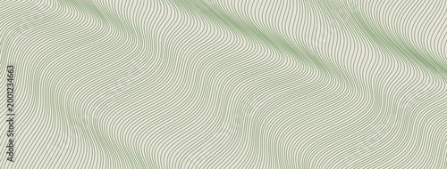 Gradient elegant watermark for texture pattern thin and royal abstract wave. Background line green for cheque white certificate and curvy simple footer. Blank diploma thick for print secure.