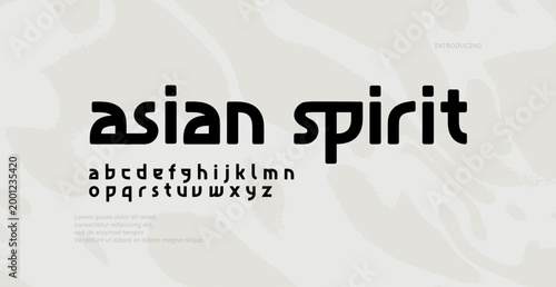 Modern Minimalist Bold Technology and Science alphabet font. Digital typography vector illustration design. Sci-fi, movie, magazine, fashion font.
