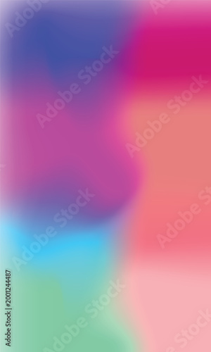 Abstract colorful gradient background with soft bokeh lights and smooth vibrant texture