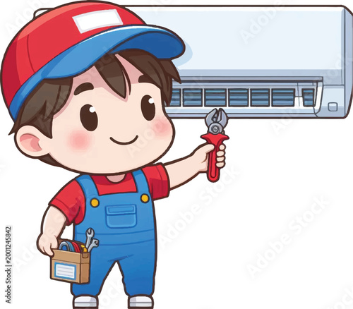 Cute AC Technician