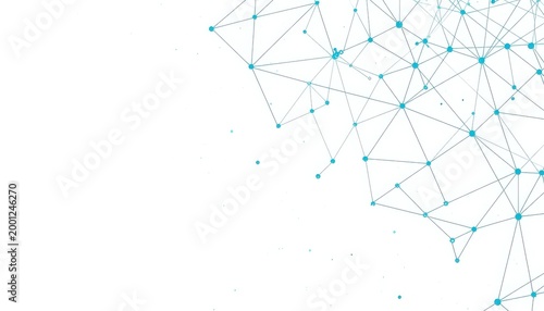 Abstract network of lines and dots with glowing nodes macro photography abstract background abstract technology connection communication background structure information