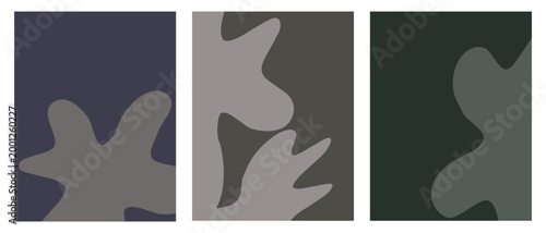 Abstract Modern Design Template and background set. Frame for Messages, Photos, Flyers, Posters, or Covers, aesthetic, artwork, banner, brand, branding, booklet, brush, business, invitations, posters,