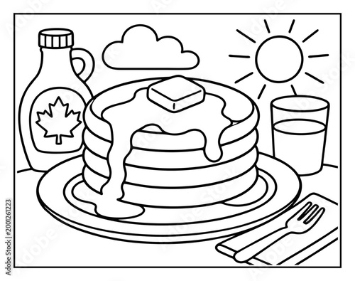 Sunny Breakfast Pancakes