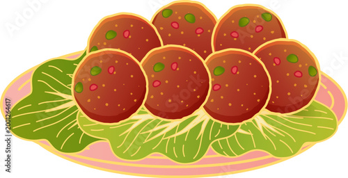 Meatballs with Lettuce