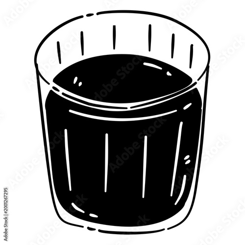 glass of espresso