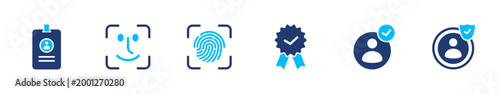 Quality certification icon set. approval, badge, verification, standard, guarantee. solid style icon collection.