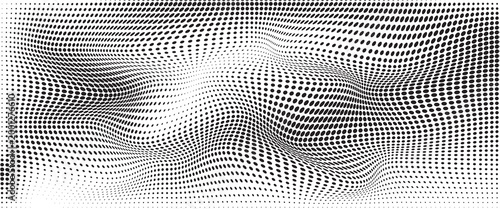 Dotted halftone gradient texture. Fading polka dot background. Repeated dots gradation pattern background. Black vanishing comic pop art overlay backdrop. eps 10