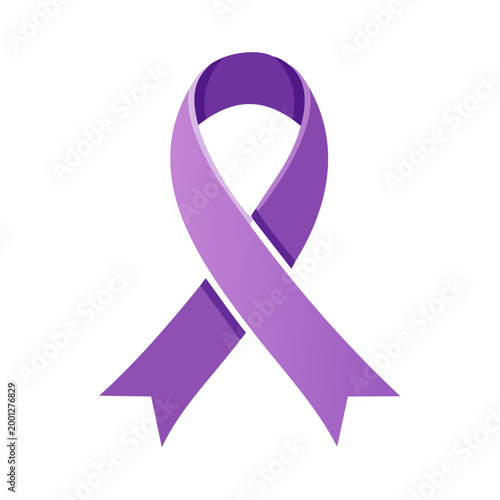 Purple Awareness Ribbon