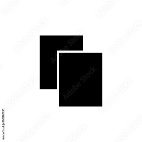 Copy solid icon for content duplication