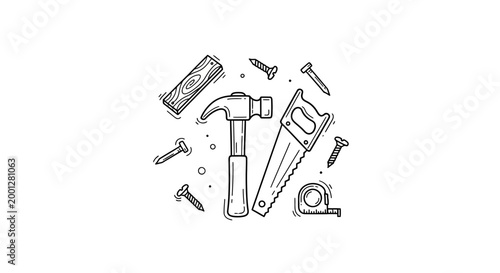Tools for construction and repair work.