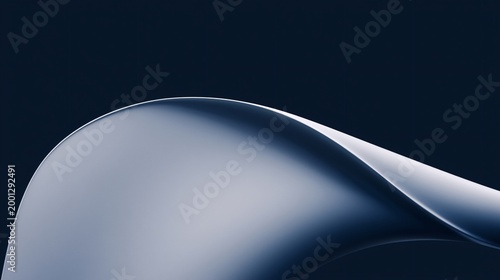 Turbine blade closeup industrial environment smooth curves dark background contemporary design