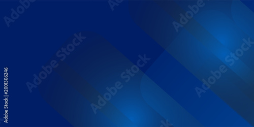 Abstract blue background with glowing geometric lines. Modern blue gradient square shape design. Futuristic technology concept. Suit for brochure, corporate, website, poster, banner, Eps 10.