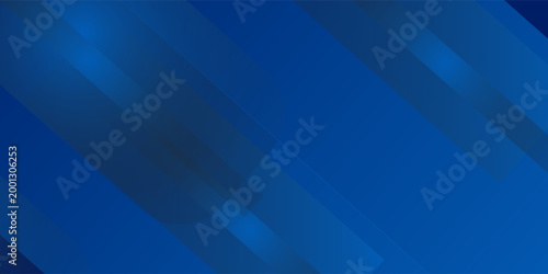 Abstract blue background with glowing geometric lines. Modern blue gradient square shape design. Futuristic technology concept. Suit for brochure, corporate, website, poster, banner, Eps 10.