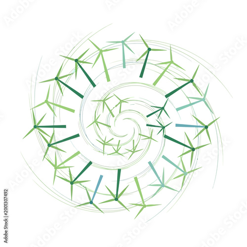 Sustainable energy, green technology, wind turbines, eco-friendly power, renewable energy sources