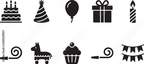 Black and white of people activities and symbols for use