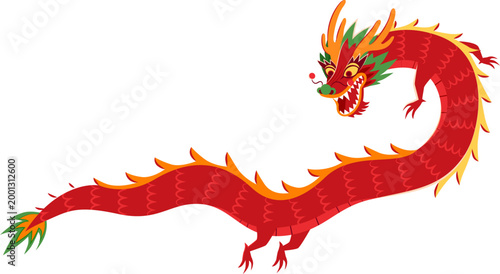 Majestic Red Dragon