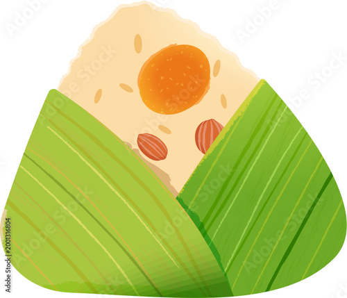 Unwrapped Zongzi