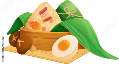 Zongzi in Steamer