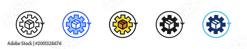 Product Change Icon Collection With Multiple Styles