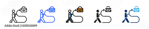 Role Assignment Icon Collection With Multiple Styles