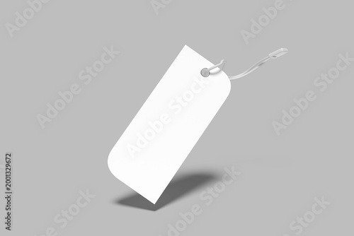 Label Tag Hangtag Blank Mockup