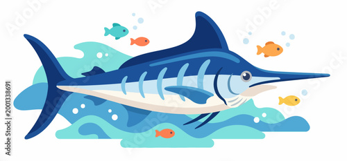 marlin fish.eps