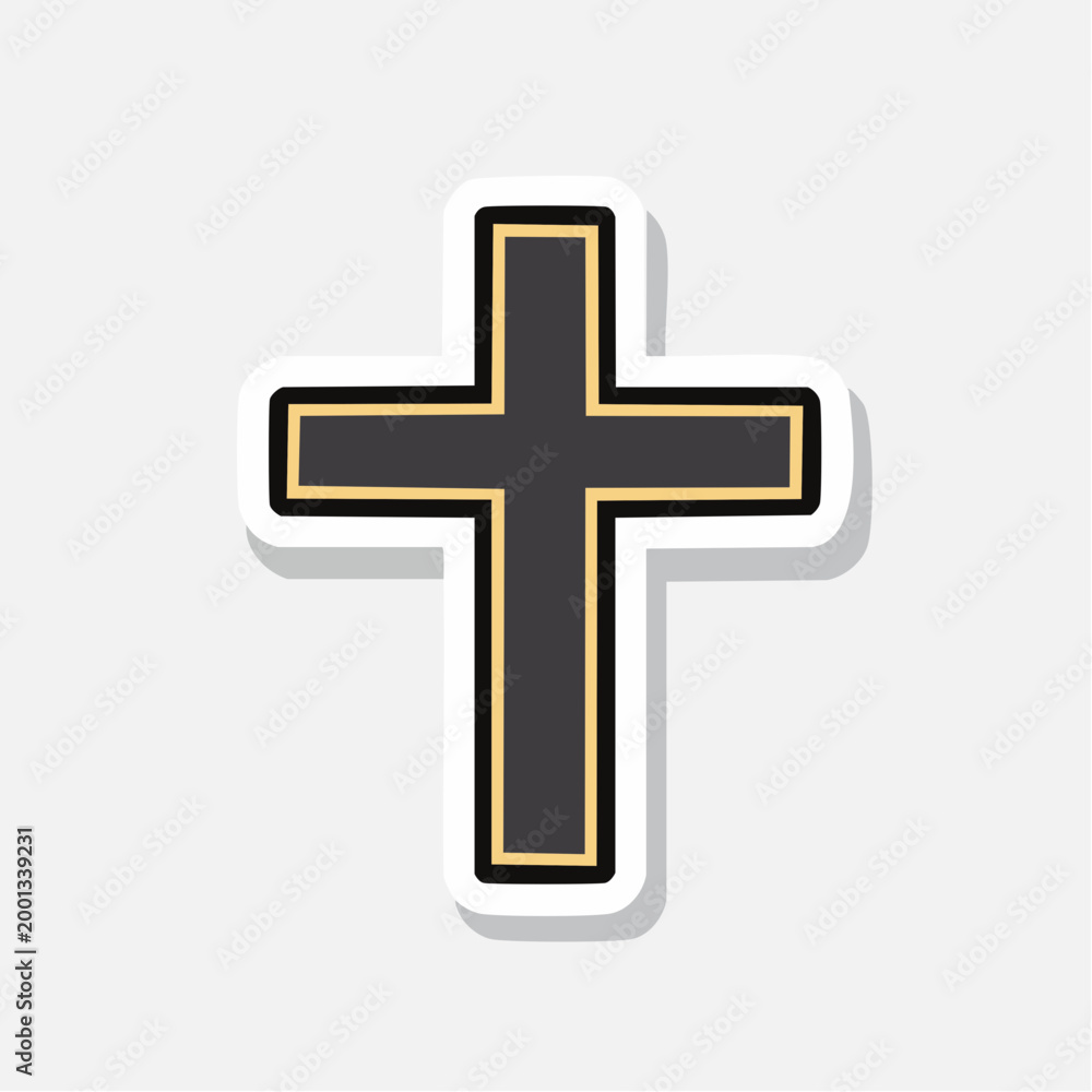 Fototapeta premium Christian Cross Symbol