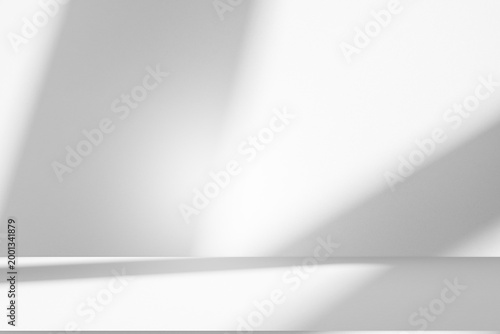 Fotografie Wall interior background, studio and backdrops show products