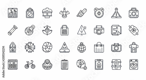 Various icons and symbols line up.