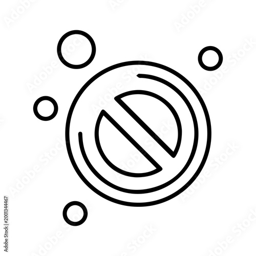 icono de vector prohibido design