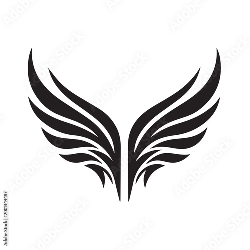 angel wings vector illustration