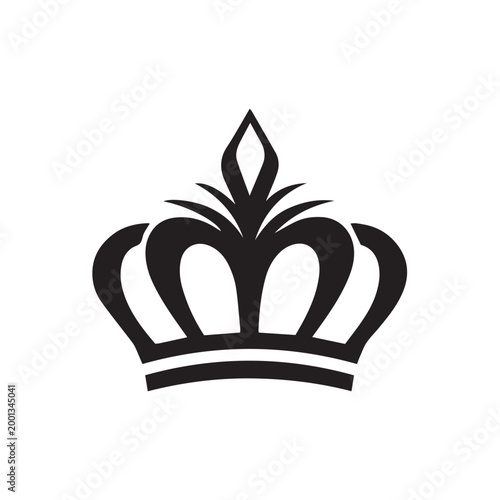 crown icon vector illustration