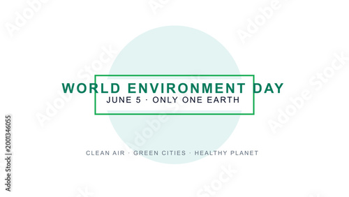Celebrate world environment day for a healthier planet Vector