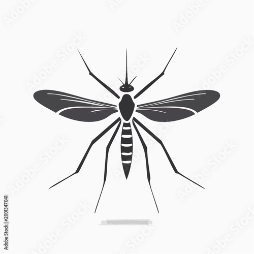 Mosquito Silhouette Icon