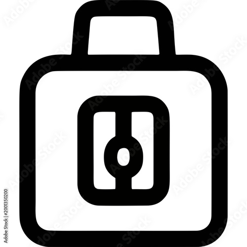 Secure Square Combination Padlock Device. A secure square combination padlock device used to lock luggage, lockers, and protect valuables.