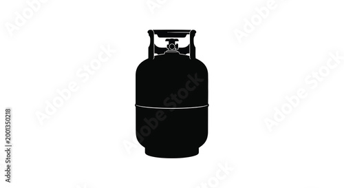 propane tank silhouette on white background high quality professional detailed modern elegant stylish clean crisp vibrant colorful digital creative innovative
