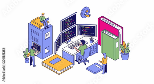 Plakat Pro Dev Team Coding Web App Data Tech Java Script C Plus Plus Fast Work