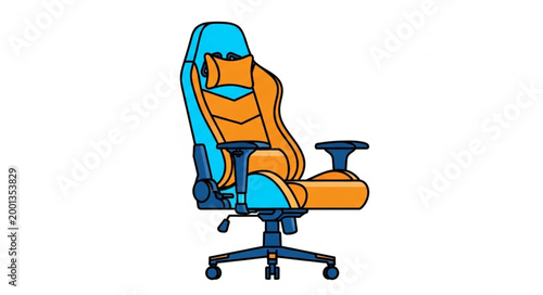 Ergonomic Office Chair with Adjustable Features and Cushioned Support.