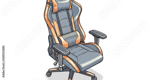 Ergonomic Office Chair with Adjustable Features and Support.