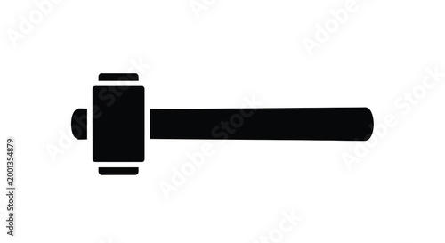 hammer silhouette on white background high quality professional detailed modern elegant stylish clean crisp vibrant colorful digital creative innovative contemporary