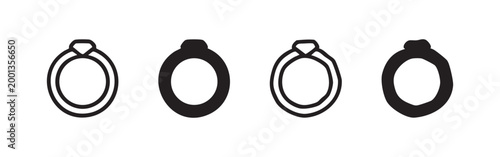 Ring icon: engagement, marriage, jewelry, and commitment