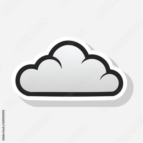 Stylized Cloud Icon