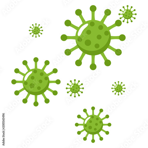 Virus Cluster Infection Spread Illustration Element
