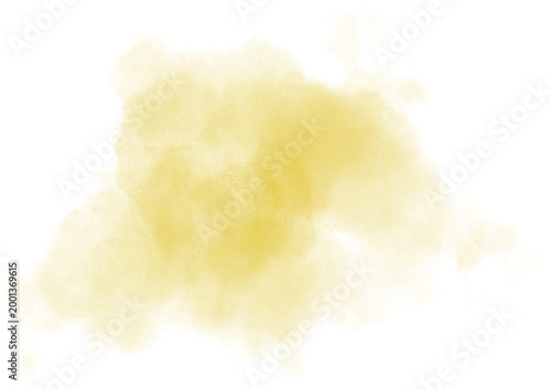 Watercolor stain decoration