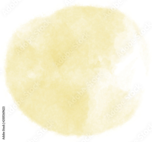 Watercolor stain decoration