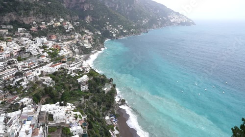 Campania, Italy - April 13, 2026: Amalfi coast or Costa d'Amalfi