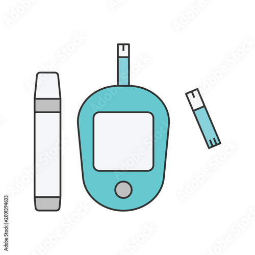blood glucose meter and test strips