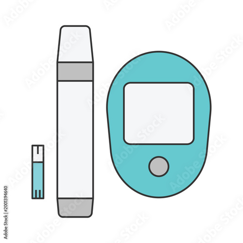 blood glucose meter and test strips