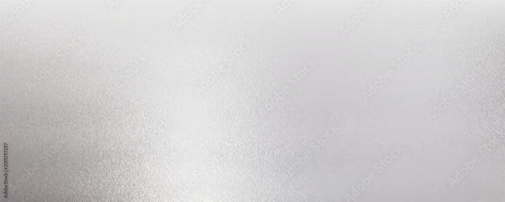 Obraz premium Silver metallic effect foil. Silver texture. Gradient background. Metal surface print. Glitter backdrop. Silver plate. Shine design invitation, wedding greeting, cards, prints.
