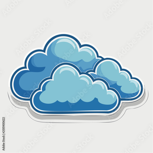 Cartoon Clouds Illustration